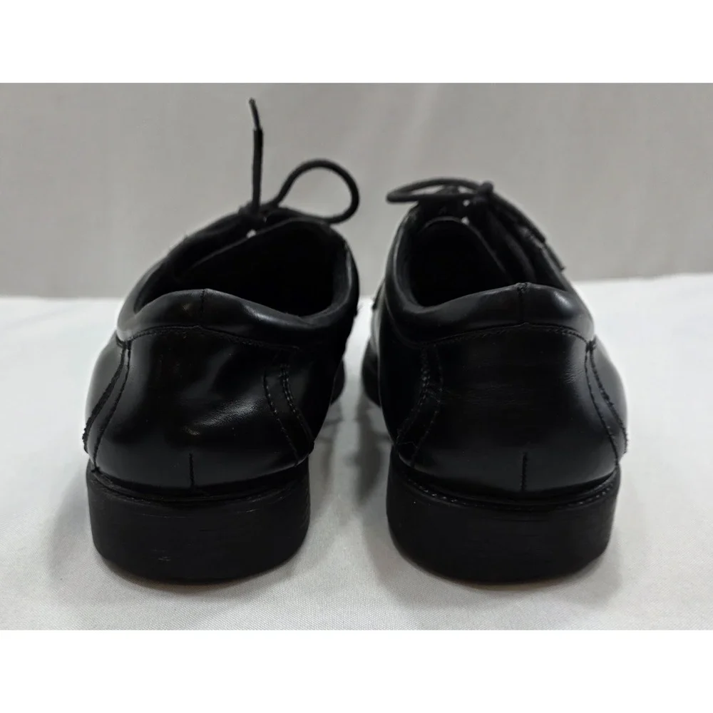 Nunn Bush 81161-001 Men's Black Comfort Gel Lace Up Dress Shoes.‎ Size 12M